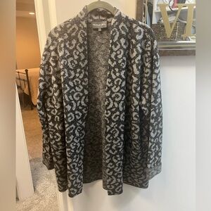 Michael Stars leopard sweater  jacket